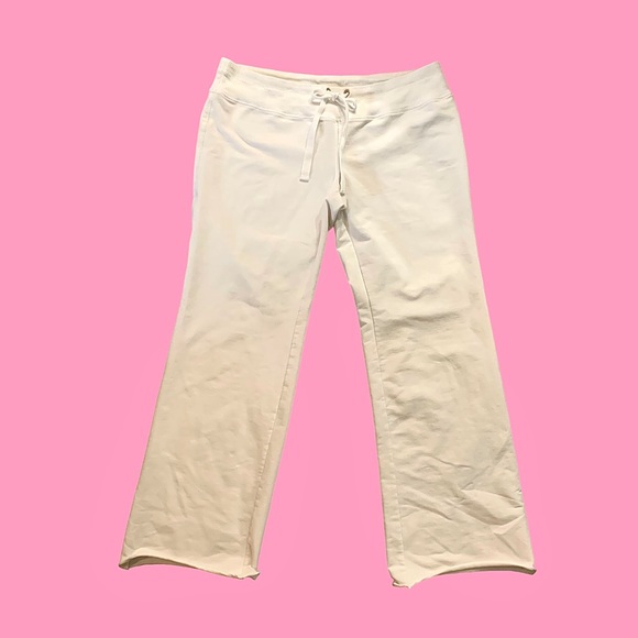Old Navy Pants - Old Navy wide leg white sweatpants
